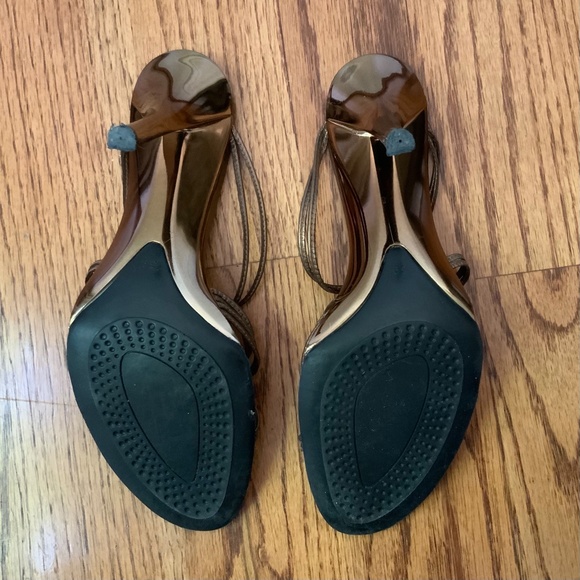 Stuart Weitzman Bronze Cocktail Heels - Picture 3 of 4